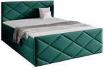 Επενδυμένο κρεβάτι Herkules-Prasino-120 x 200