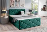Επενδυμένο κρεβάτι Herkules-Prasino-120 x 200 - Image 2