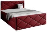 Επενδυμένο κρεβάτι Herkules-Kokkino-120 x 200