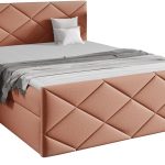 Επενδυμένο κρεβάτι Herkules-Korali-140 x 200