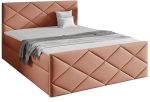 Επενδυμένο κρεβάτι Herkules-Korali-200 x 200