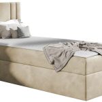 Επενδυμένο κρεβάτι Carmen Mini-Mpez-90 x 200-Deksia