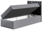Επενδυμένο κρεβάτι Carmen Mini-Prasino-100 x 200-Deksia - Image 3