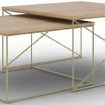 Σετ τραπεζάκια σαλονιού Cilo-Kafe-Xryso