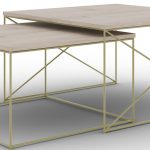 Σετ τραπεζάκια σαλονιού Cilo-Sonoma