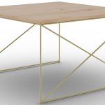 Τραπεζάκι σαλονιού Lenio-Kafe-Xryso