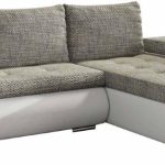 Γωνιακός καναπές Onar-Δεξιά-Λευκό - γκρι