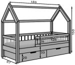 Παιδικό Κρεβάτι Luca-Leuko-80 x 180 - Image 3