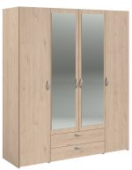 Ντουλάπα Dorm τετράφυλλη με καθρέπτη-Fusiko - Image 7