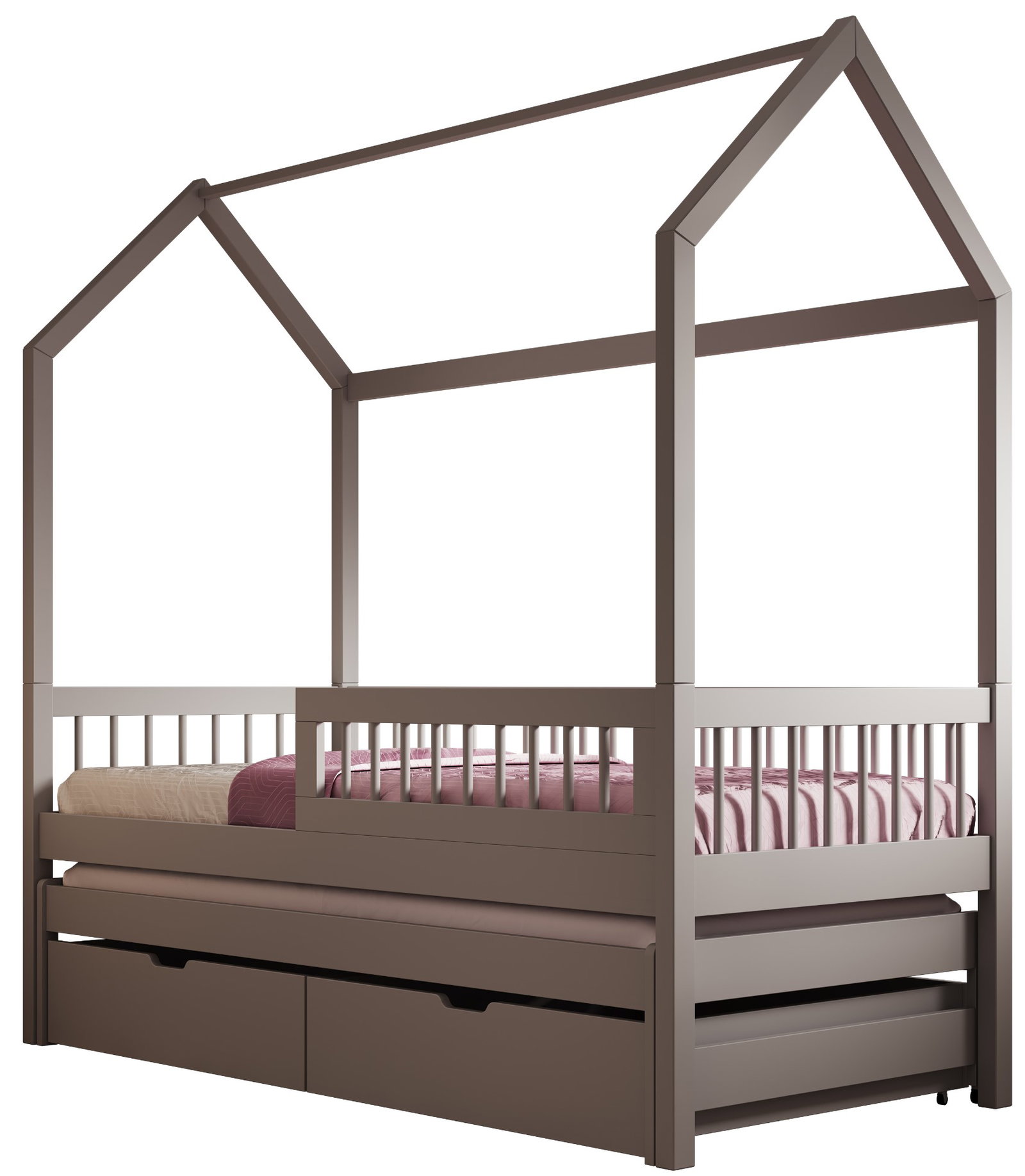 Παιδικό Κρεβάτι Artemis-Gkri-90 x 200 - Image 1