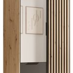 Ντουλάπα Niriam δίφυλλη-Fusiko-Mavro