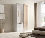 Ντουλάπα Niriam δίφυλλη-Leuko - Image 2