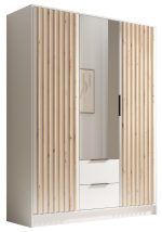 Ντουλάπα Niriam τρίφυλλη-Leuko