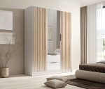 Ντουλάπα Niriam τρίφυλλη-Leuko - Image 2