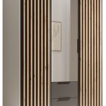 Ντουλάπα Niriam τρίφυλλη-Leuko-Mauro