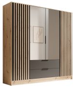 Ντουλάπα Niriam τετράφυλλη-Fusiko-Mavro