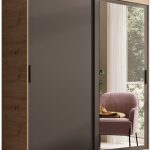 Ντουλάπα Reflecta 180 συρόμενη-Artisan-Mauro