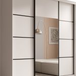 Ντουλάπα Kalli 200 συρόμενη-Leuko-Mauro