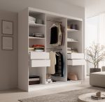 Ντουλάπα Kalli 200 συρόμενη-Leuko-Gkri - Image 4