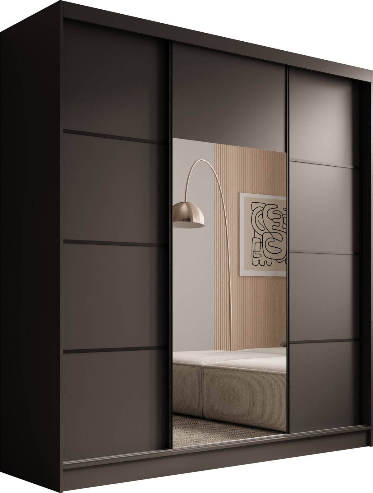 Ντουλάπα Kalli 200 συρόμενη-Mauro - Image 1