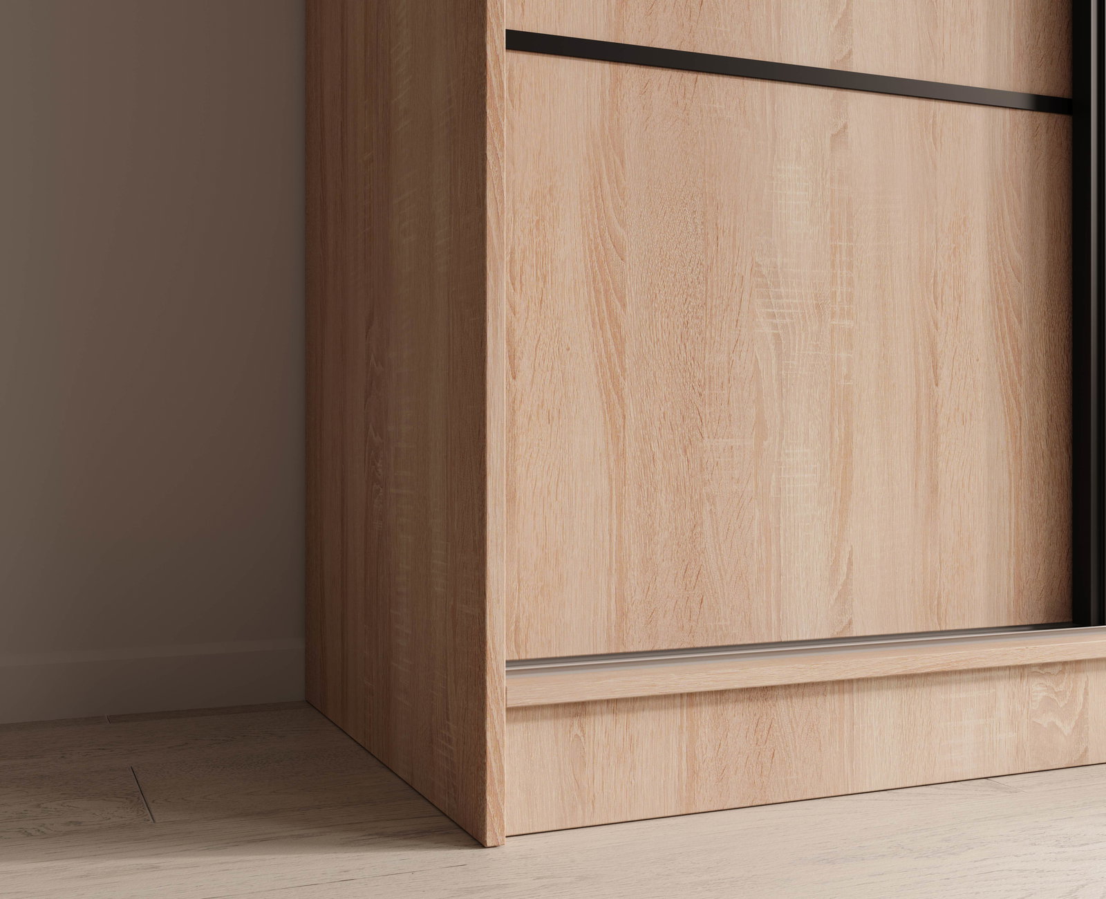 Ντουλάπα Kalli 200 συρόμενη-Sonoma - Mauro - Image 5