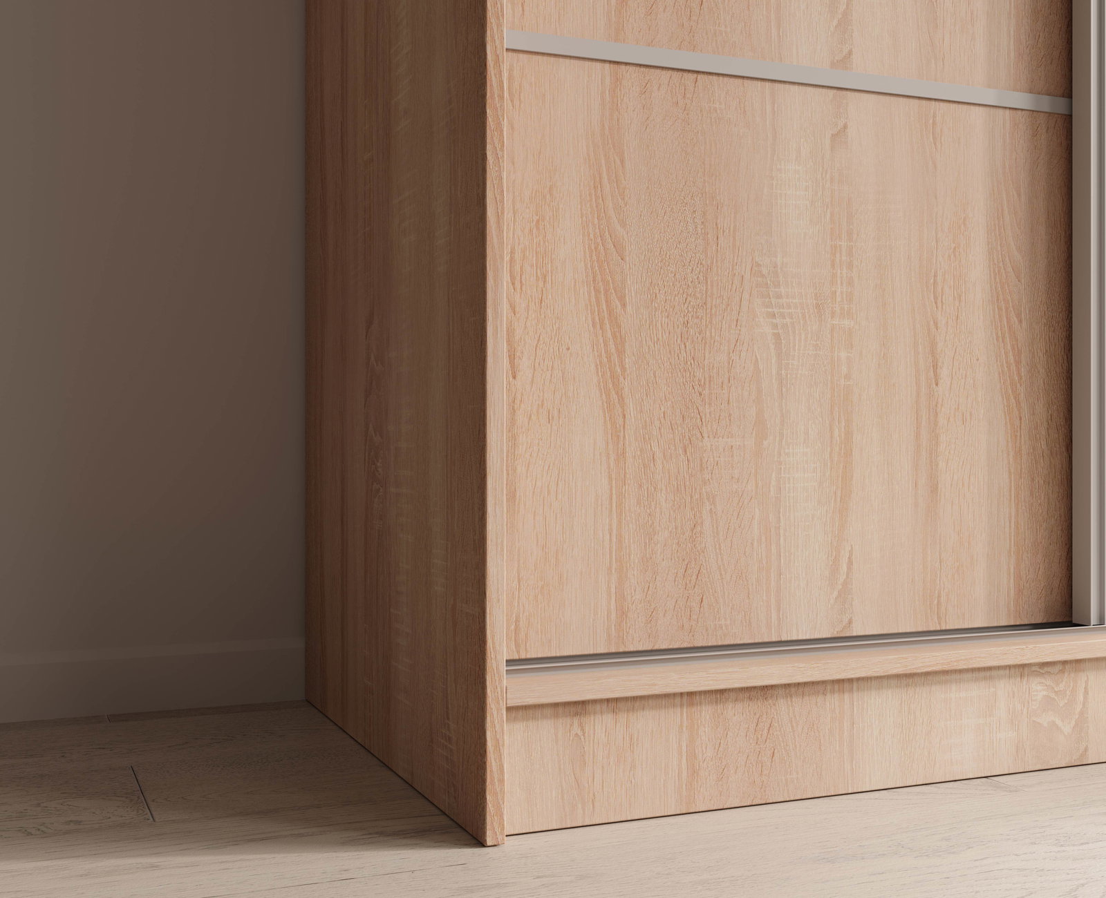 Ντουλάπα Kalli 200 συρόμενη-sonoma - gkri - Image 5