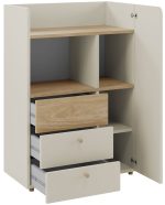 Συρταριέρα Yuki 1D 3S tall -Mpez - Image 2