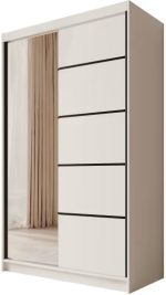 Ντουλάπα Belfast 120 συρόμενη-Leuko