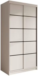 Ντουλάπα Wardis 100 συρόμενη-Leuko