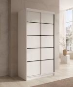 Ντουλάπα Wardis 100 συρόμενη-Leuko - Image 2