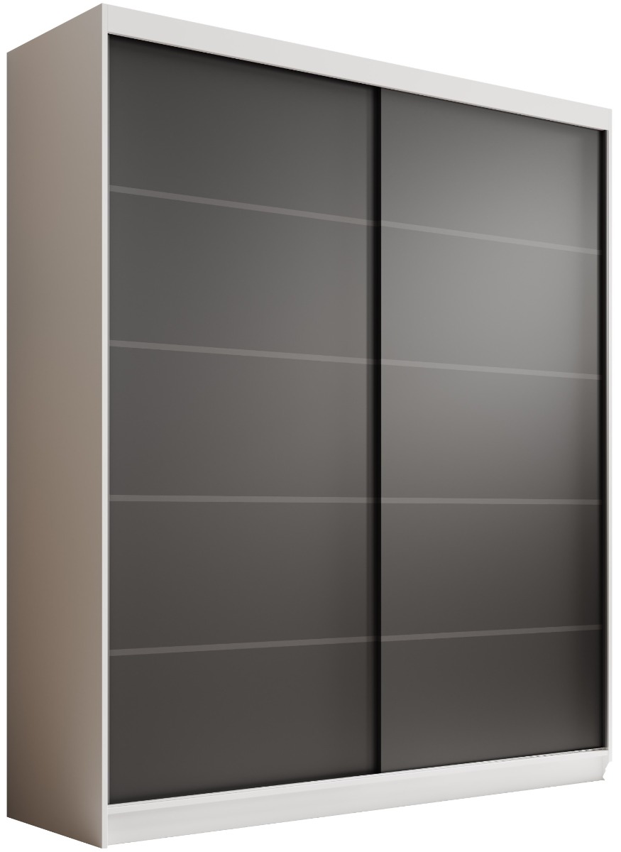 Ντουλάπα Verano 180 συρόμενη -Leuko-Mauro - Image 1