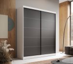 Ντουλάπα Verano 180 συρόμενη -Leuko-Mauro - Image 2