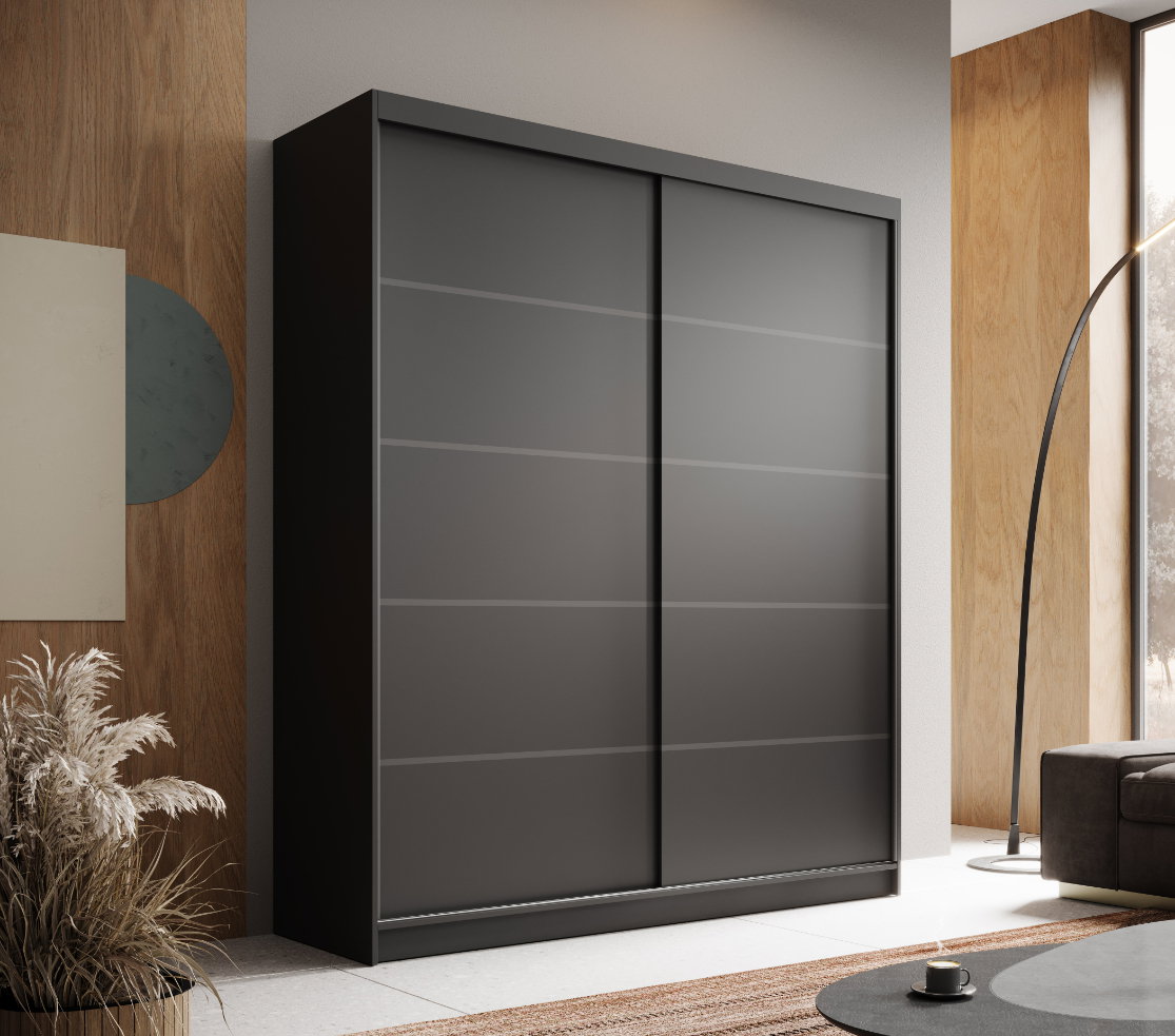 Ντουλάπα Verano 180 συρόμενη -Mauro - Image 2