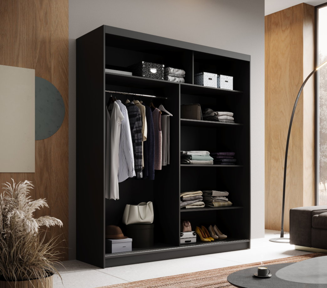 Ντουλάπα Verano 180 συρόμενη -Mauro - Image 4