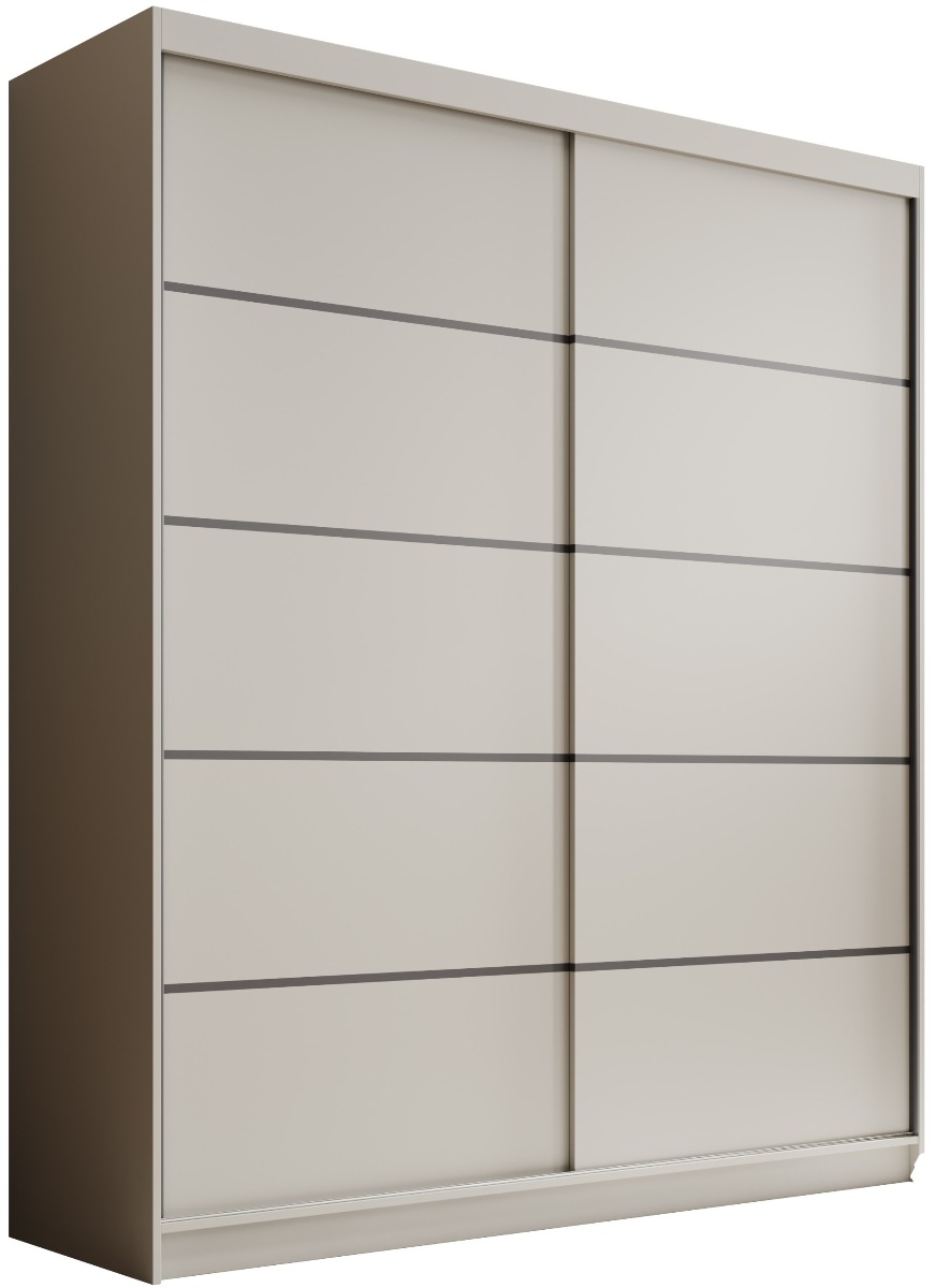 Ντουλάπα Verano 180 συρόμενη -Cashmere - Image 1