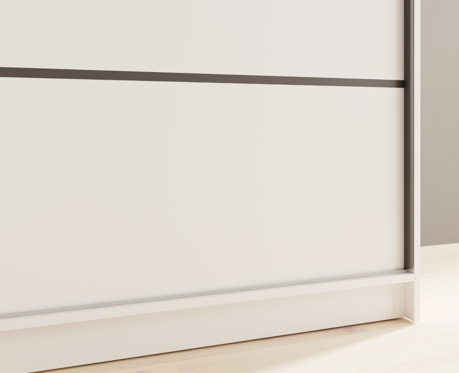 Ντουλάπα Shelvia 180 συρόμενη -Leuko - Image 4