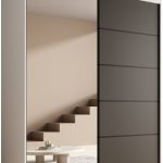 Ντουλάπα Shelvia 180 συρόμενη -Leuko-Mauro