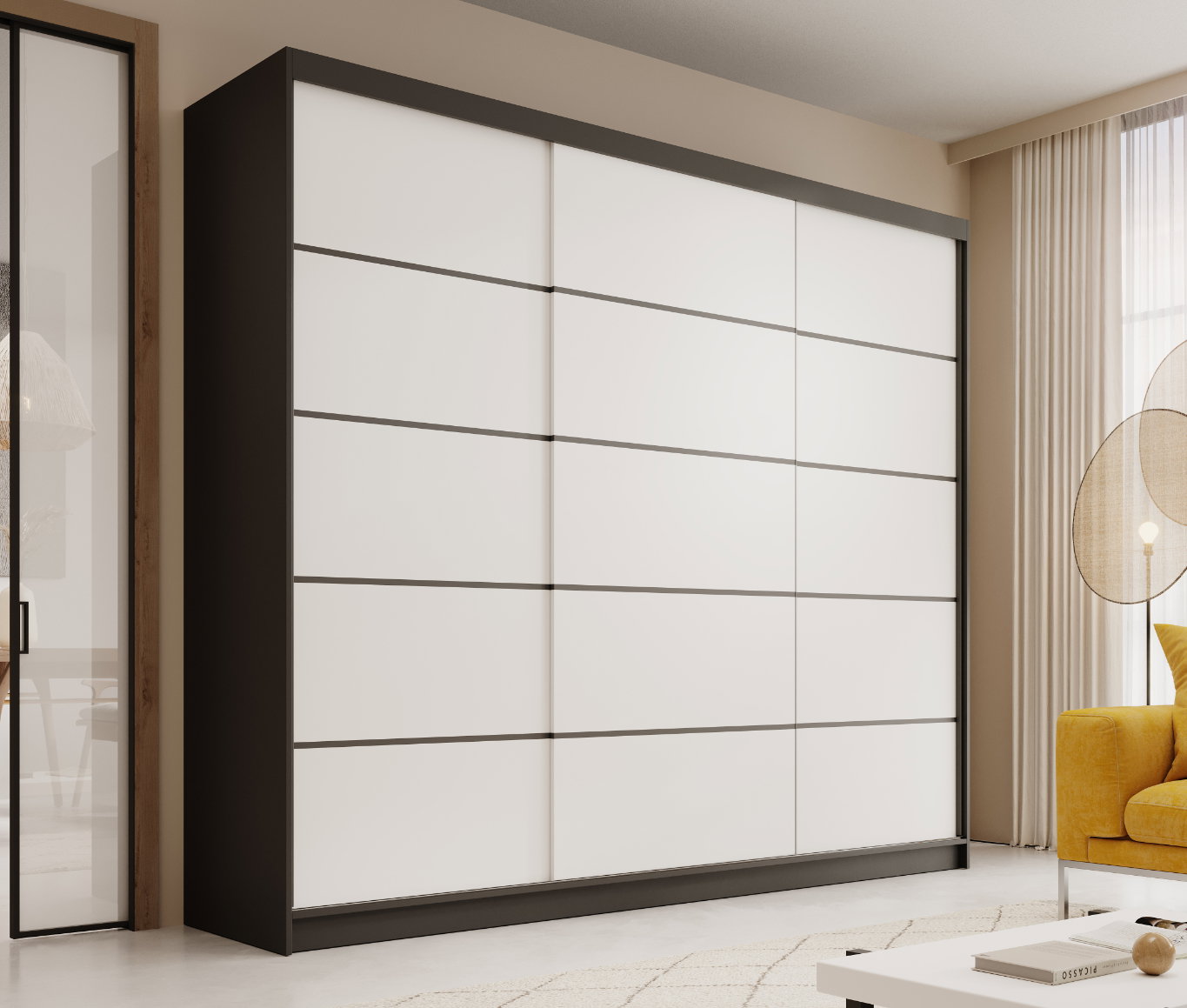 Ντουλάπα Velvora 250 συρόμενη-Mauro-Leuko - Image 2