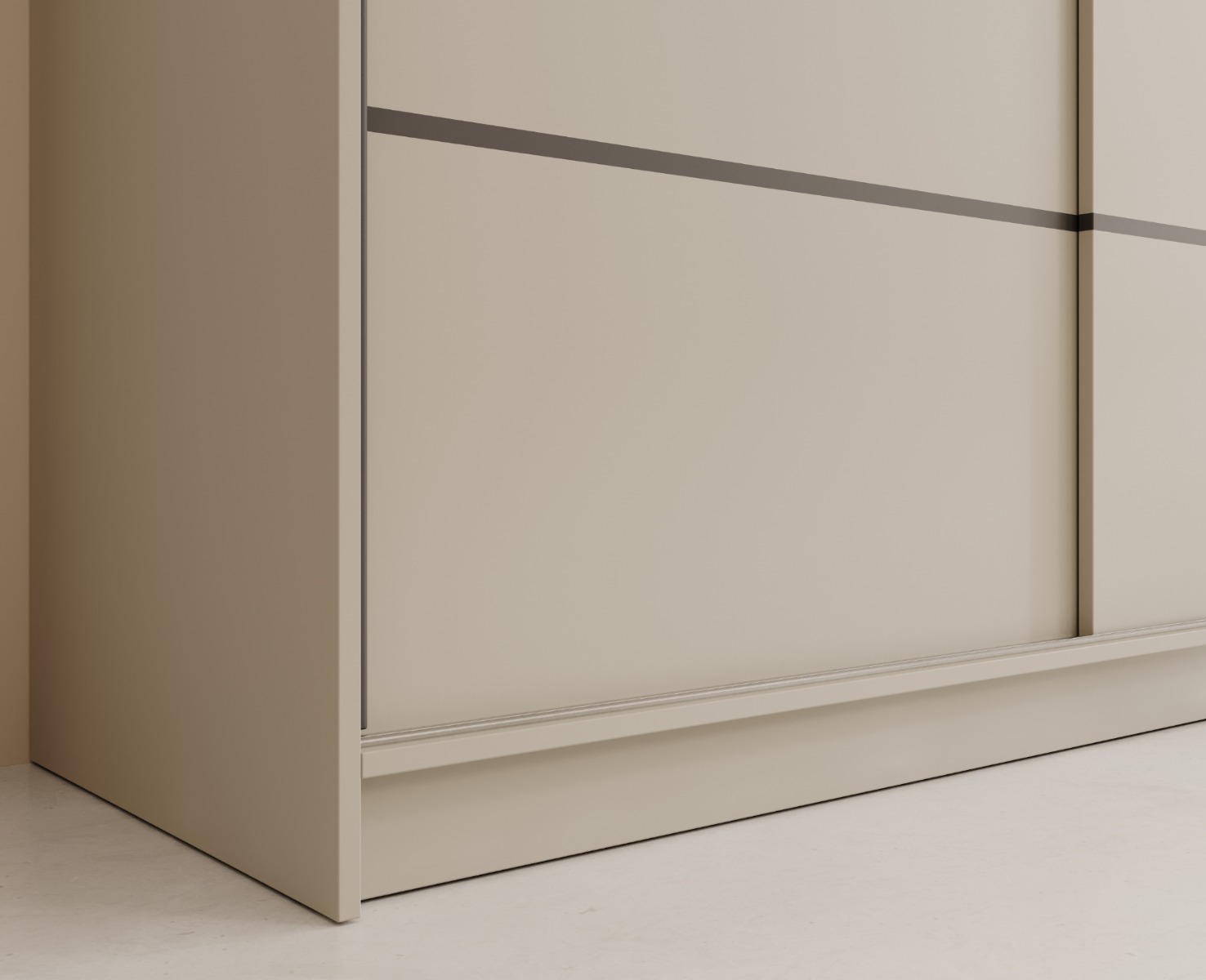 Ντουλάπα Velvora 250 συρόμενη-Cashmere - Image 5