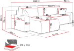 Γωνιακός καναπές Piano L -Mpez - Image 3