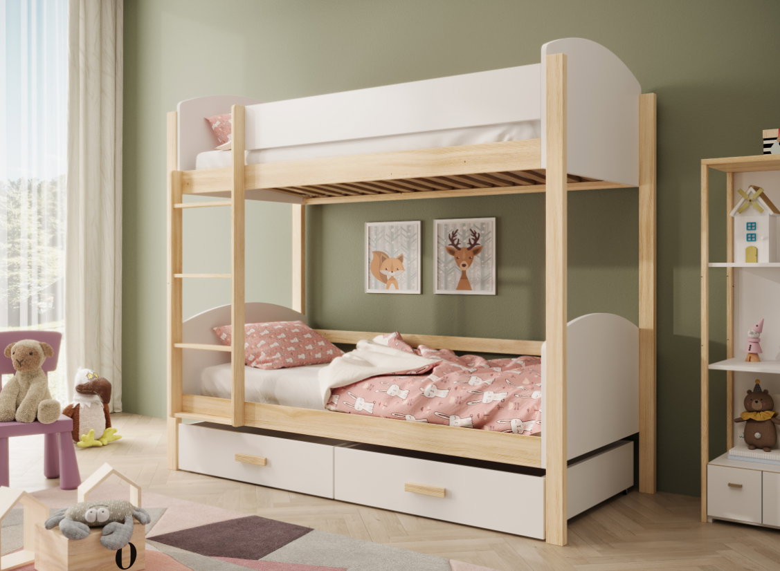 Κουκέτα Jacky M-Leuko-Sonoma-180 x 80 - Image 2