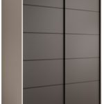 Ντουλάπα Naldo 150 συρόμενη -Leuko-Mauro