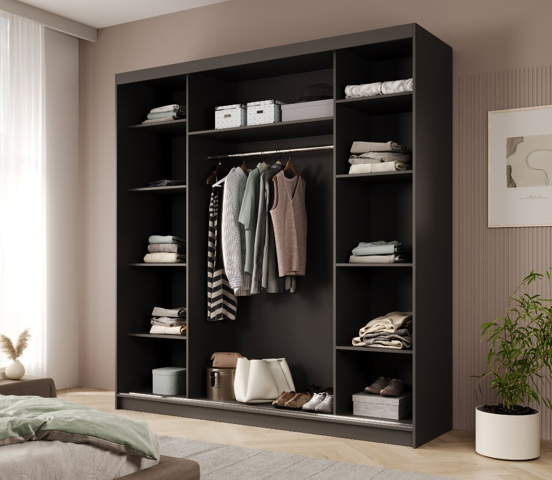 Ντουλάπα Hansa 200 συρόμενη-Mauro - Image 4