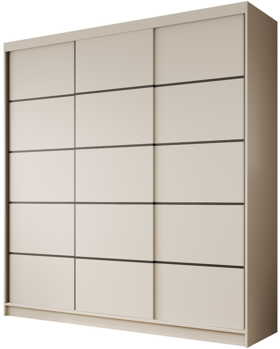 Ντουλάπα Hansa 200 συρόμενη-Cashmere - Image 1