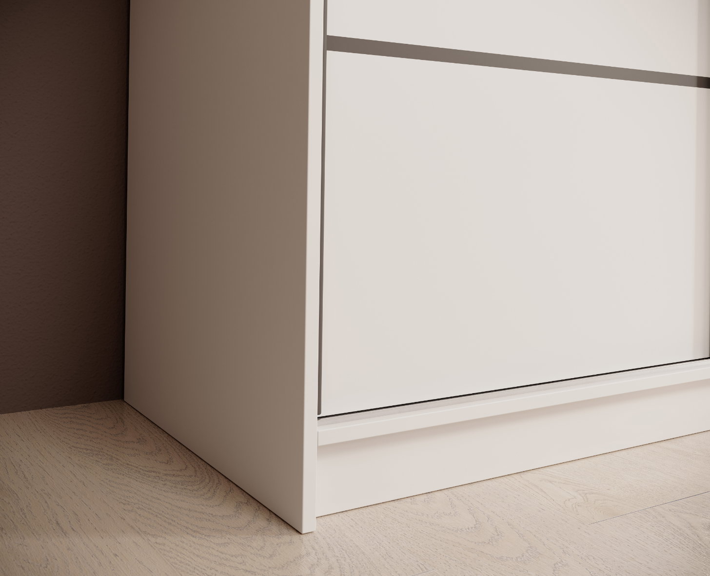 Ντουλάπα Barry 200 συρόμενη-Leuko - Image 4