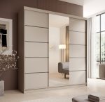 Ντουλάπα Barry 200 συρόμενη-Cashmere - Image 2