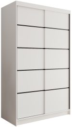 Ντουλάπα Lissa 120 συρόμενη-Leuko