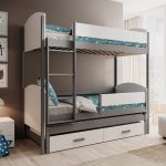 Κουκέτα Lia-Leuko-Gkri-180 x 80