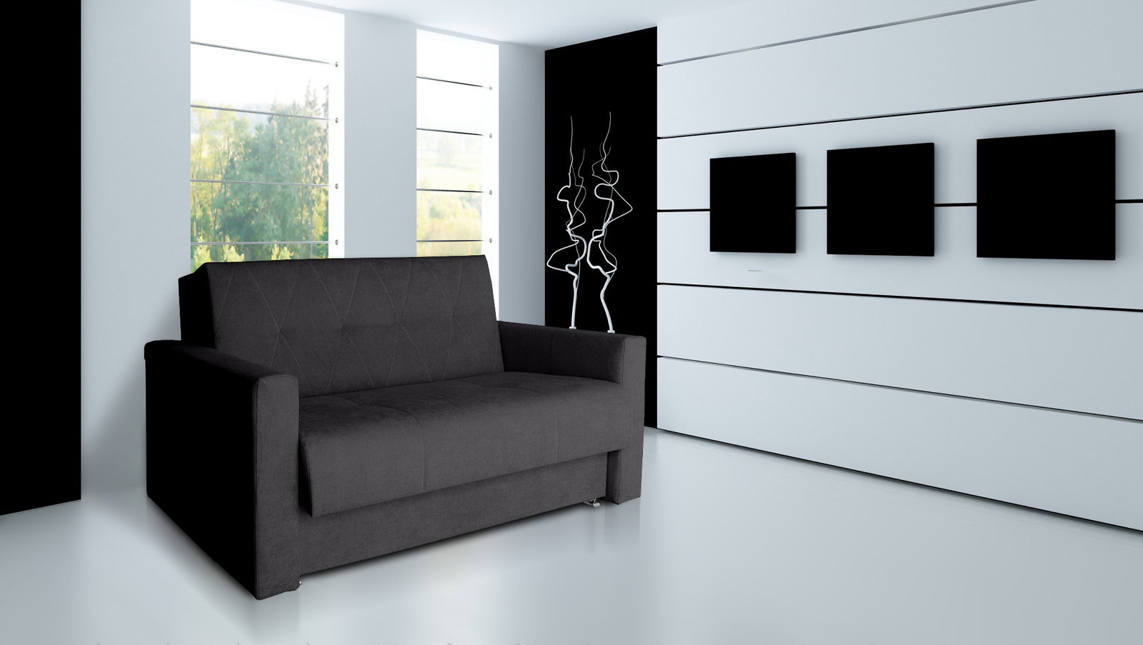 Καναπές - κρεβάτι Lattice-Gkri Skouro - Image 2