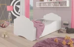 Παιδικό Κρεβάτι Leomari-Λευκό-160 x 80-Χωρίς προστατευτικό - Image 2